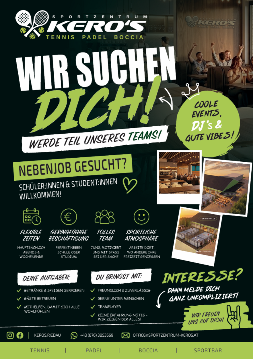 Nebenjob gesucht?